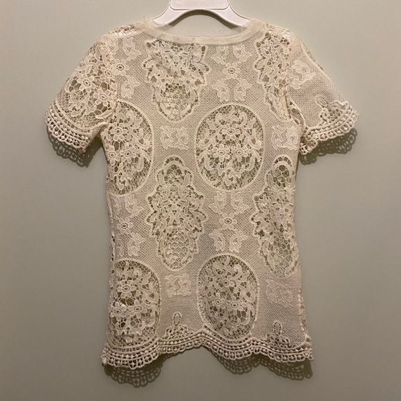 FREE WITH PURCHASE xhilaration Lace Tee - Picture 4 of 4